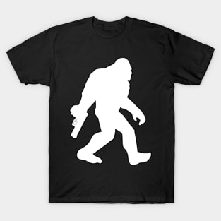 Bigfoot - Guns - White T-Shirt